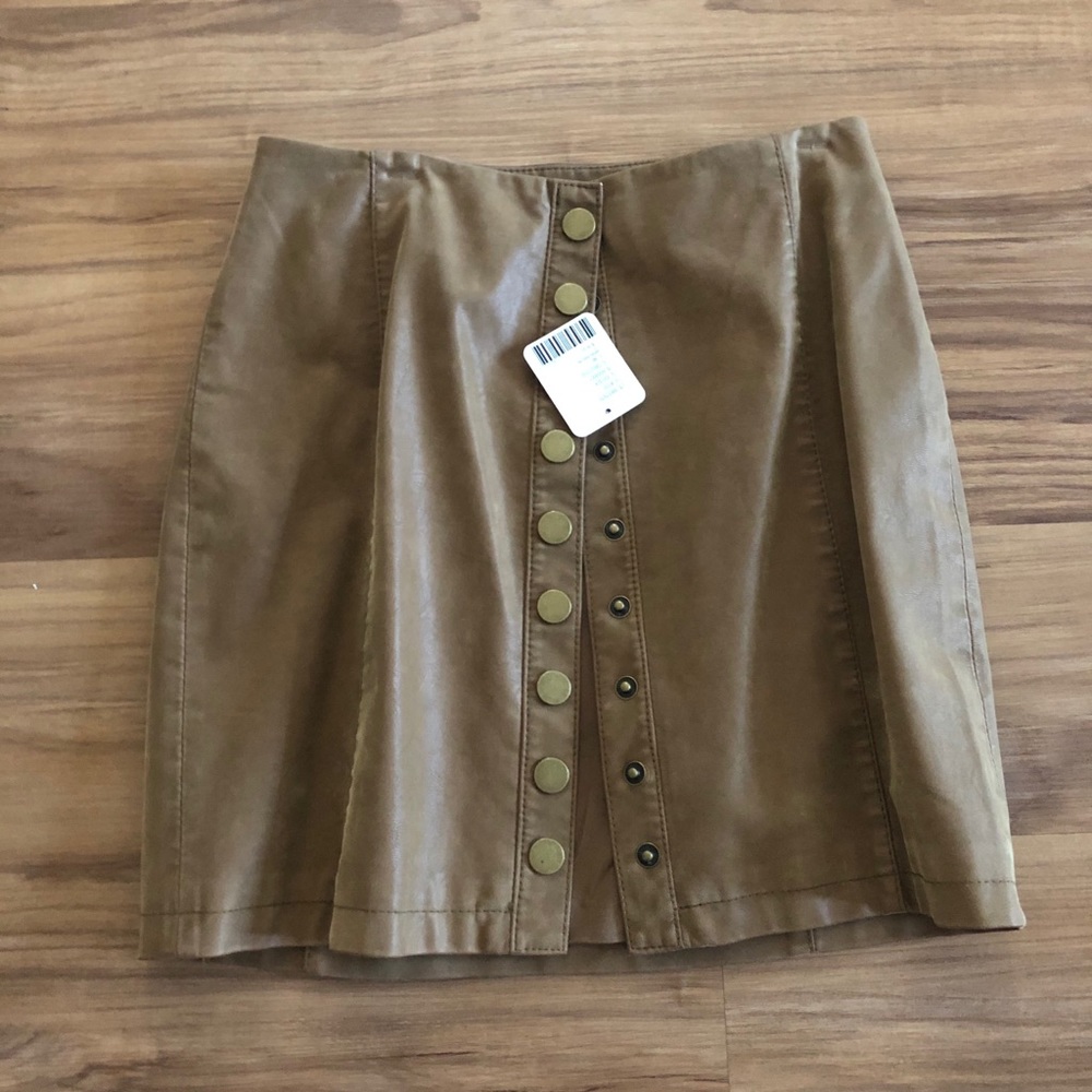 Free People Suede Skirt